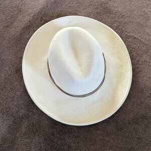 Anthropologie O/S Cream Wool Hat